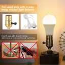 Briignite LED Light Bulbs, 3 Way LED Light Bulbs 50 100 150W Equivalent, 3 Way Light Bulb, Three Way A19 Light Bulbs E26 Medium Base, Warm White 3000K, 500lm-1000lm-1500lm, 2 Pack