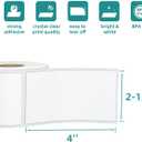 4200 Pcs 2.25" x 4" 3-Proof Direct Thermal Shipping Labels Compatible with Zebra LP2824 Plus ZD410 ZD411 ZD420 ZD421 ZP450 ZP505, 12-Roll Waterproof Mailing Address Labels for Rollo MUNBYN