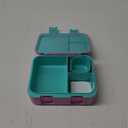 Fimibuke Bento Lunch Box for Kids, Leak-proof Boys Girls Bento Box with 3-Compartment BPA Free Dishwasher Safe Kids Lunch Portion Container Snack Box with Sauce Cup for Age 3-12 Kid Toddler for School (A6.Fairies & Unicorns)