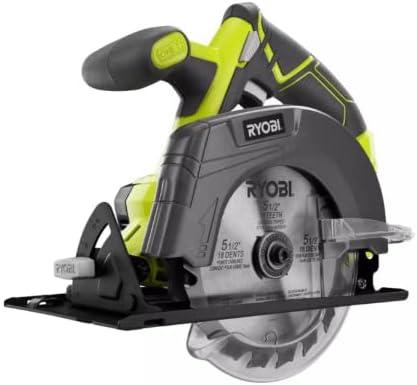 RYOBI 18V ONE+ 5-1/2" Circular Saw with 5-1/2" 18TPI Carbide Tipped Blade