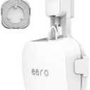 CUHIOY Wall Mount Holder for eero pro 6/6e, Sleek Secure Wire Organizer for Wi-Fi System, Plug and Play, Durable ABS Material (White, 1-Pack)