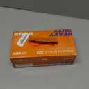 LANON 8mil Orange Disposable Nitrile Gloves, Mechanic, Heavy Duty, Food Safe, Latex Free, Powder Free, Fully-Diamond Textured, Medium (Medium (Pack of 100))