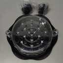 Chicken Breast Shredder, Chicken Shredder Tool Twist Large, Visible Meat Shredder Tool Twist with Separate Plate, Non-Slip Bottom, Ergonomic Handle, BPA free, Suitable for all kinds of Cooked Meat