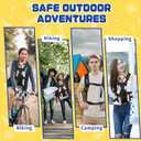 Dog Backpack Carrier, Legs-Out Front Pet Backpack Carrier for Small Dogs, Adjustable & Breathable Pet Carrier, Hands Free Dog Front Carrier for Hiking, Cycling, Travel (Black, S)