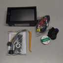 7'' Double Din Car Stereo Build-in Apple Carplay, Bluetooth 5.1 Hand-Free Calling, Touchscreen Car Radio FM,GPS Navigation, Night Vison Backup Camera, USB/TF/Subwoorf /240 watts