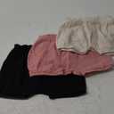 Gerber Baby-Girls 3-Pack Bubble Shorts (12 Months, Black/Dot/Pink)