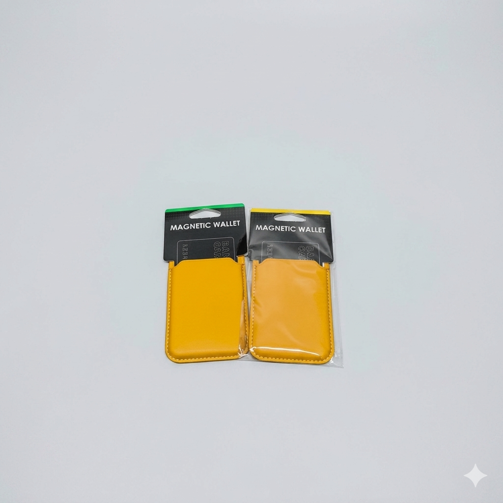 Magnetic Wallet, Orange, 2 pcs
