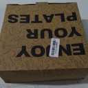 Homienly Deep Dinner Plates, Wheat Straw Plates 10 inch Set of 8, Unbreakable Plates for Kitchen, Kids, Lightweight Microwave and Dishwasher Safe Camping Plate Set for Salad, Dinner, Fruit - White