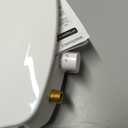 Bidet Toilet Seat,Non-Electric Quiet-Close,Fits Round Toilets,Adjustable Water Pressure and Self-Cleaning Dual Nozzles