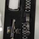 Tasikar Thin Band Compatible with Apple Watch Band 49mm 46mm 45mm 44mm 42mm Women Stainless Steel Metal Replacement Strap Compatible with iWatch Ultra 3 2 1 SE Series 11 10 9 8 7 6 5 4 3, Black