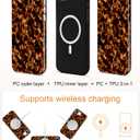 Jusy Magnetic Tortoise Shell Phone Case for iPhone 7/8/SE,Fragment | Compatible with MagSafe,Cute Aesthetic Tortoise Shell Design,TPU and PC Protective Shockproof Cover