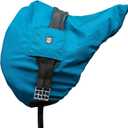 Harrison Howard Premium Waterproof/Breathable Fleece-Lined Saddle Cover Azure Blue (GP/CC-One Size)