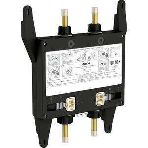 Moen Smart Water 2-Outlet Digital Thermostatic Shower Valve Kit with Standard 1/2" Connections, S3102