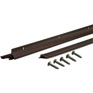 MD Building Aluminum L-Shape Under Door Seal, Bronze, 36in
Vinyl Seal Insert, Blocks Drafts Moisture Dust Insects, Drip Cap Water Deflector, Slotted Screw Holes, Cut To Fit