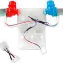 W11101906 W11210463 Washer Water Inlet Valve,Compatible with Whirl-pool Ama-na Cro-sley May-tag Ing-lis Ro-per Washing Machine - Replaces W10701461, W10869803, W10883458, W11038696, AP6329219