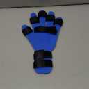 Finger Training Device Finger Orthotics Hand Splint with Wrist and Hand Brace Finger Mobility Hand Splints for Straightening Fingers Finger fingerboard rehabilitation training device (Blue)