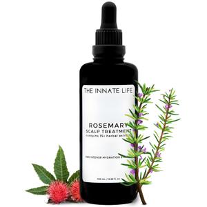THE INNATE LIFE Rosemary Scalp Treatment | Nourish with Rosemary Oil, Strengthen Follicles, Hydrate Scalp, Prevent Hair Loss, Ideal for Healthier Hair - Organic Hair Care Solution