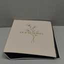 Lanpn Wedding Photo Album 4x6 1000 Pocket Photos Slip in, Linen Cover Large Capacity Newlywed Marriage Album Hold 1000 Horizontal Vertical Photos (Flower, Beige)