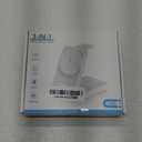  25W Foldable Magnetic Fast Wireless Charger Stand for Apple Multiple Devices, Travel Charger for iPhone 17 16 15 14 13 12 Series Watch AirPods 4/3/2/Pro