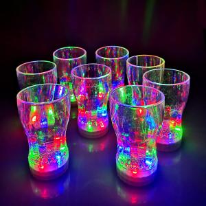 12 Pack Large Light Up Cup, LED Glow in The Dark Party Supplies Party Favors Light Up Drinking Shot Glasses for Adults Wedding Birthday Halloween Party Favors World Cup 2026