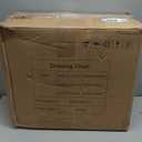 Ergonomic Drafting Chair, Tall Office Chair with Flip-up Armrests, Breathable Mesh High Desk Chair with Lumbar Support Adjustable Footrest Ring for Standing Desk Black