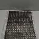 Qulable 2Pack Kitchen Sink Mat for Stainless Steel/Ceramic Sinks, PVC Eco-friendly Protectors for Bottom of Kitchen Sink, Adjustable, Fast Draining, Dots Design, 11.8x15.7 (Black Translucent)