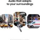 Samsung Galaxy Buds 3 Pro AI True Wireless Bluetooth Earbuds, Noise Cancelling, Sound Optimization, Redesigned Comfort Fit, White [US Version, Amazon Exclusive, 2Yr Warranty]