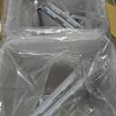 M MCIRCO Extra Large 7qt / 6.5L/220oz Tall Food Storage Containers, WIDE & DEEP, 4-Piece Plastic Airtight Kitchen Pantry Storage Containers for Flour, Sugar, with 4 Measuring Cups,20 Labels