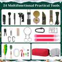 Survival Advent Calendar 2025 for Adult Men Women- 24 Days of Christmas Advent Calendar with Survival Gear for Outdoor Camping, Fishing, Hiking - Surprise Gift for Adults and Teenagers