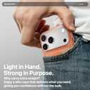 MAGEASY Designed for iPhone Air 6.5" Thin Case - Super Lightweight, 0.7mm Ultra Thin, Compatible with MagSafe, Anti-Fingerprint - Lyte M (Ash)