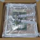 Wire Shelf Dividers for Closet: Tall 8 Pack 12-Inch Deep Adjustable Organizer for Shelves, Metal Rack Separator for Clothes, Purses & Bags, No Tool