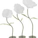 Large Artificial Flowers, Wedding Decorations for Reception,Giant Flowers for Decoration Party Background Baby Shower,Giant Paper Flowers (White)