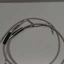 BAIONE 39" 43" 47" 51" Stainless Steel Throttle Cable Wire Kit Idle Cable Compatible with Harley Iron XL 883 1200 Dyna Softail Fat Boy Heritage Road King XL883 XL1200 Throttle Clutch Cable Wire(39")