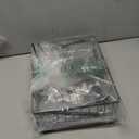 Small Dish Drying Rack, Space Saving Dish Racks for Kitchen Counter, Kitchen Organizer Dish Drainer with Cutlery Holder for Spoons and Forks, 11''W x 15''L, Gray