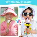 4pcs Silicone Popsicles Holders for Kids Ice Cream Holder for toddler Popsicle Drip Catcher for Kids Summer Days And Party Present