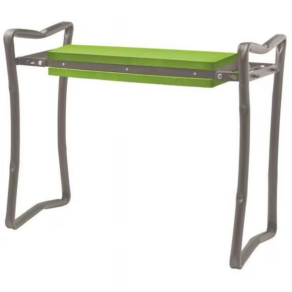 Rugg HeirLoom 24.5 in. W Black/Green Garden Kneeler/Seat
