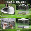 GARLLEN Pop-Up Bubble Tent 63“ x 63” x 72" for 3–4 People Camping Tent