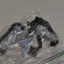 Probrico 5 Pack Matte Black Kitchen Cabinet Handles 3 Inch(76mm) Hole Centers,Cabinet Pulls Solid Zinc Alloy Cupboard Hardware for Drawer Pulls