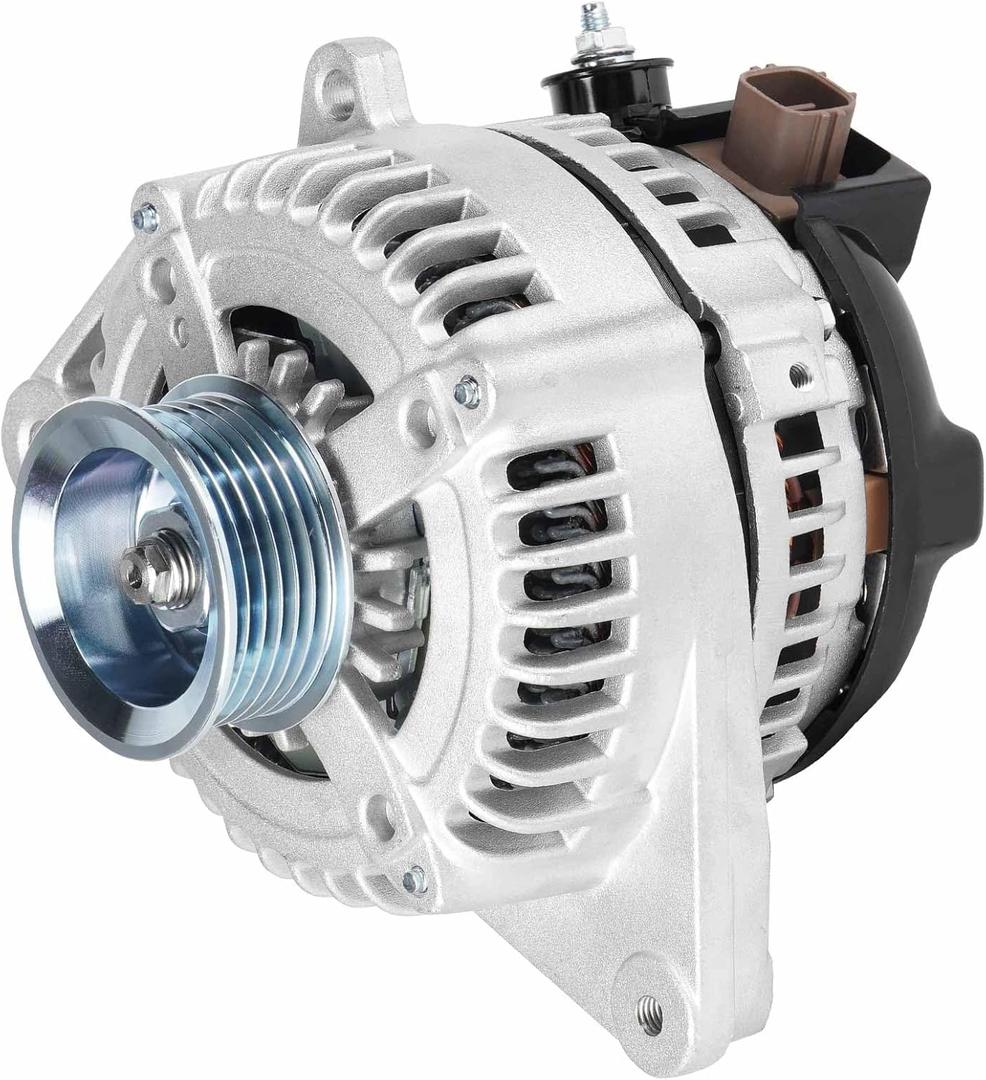 New Alternator for Toyota Highlander 3.3L 2004-2007, for Toyota Sienna 3.3L 2004-2006, for Lexus RX330 3.3L 2004-2006, 130AMP 12V, Replace# 400-52140R 11032