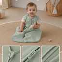 Yoofoss Baby Sleep Sack 0-6 Months Wearable Blanket for Babies 100% Organic Cotton 2-Way Zipper TOG 0.5 Toddler Sleeping Sack 2 Pack, Sleep Sacks, Assorte