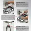 CPAP Cleaning Kit for Hose and Mask, Cpap Machine Supplies Cleaner Includes Tube and Mask Cleaning Brush, Foldable Wash Tub, Hose Drying Hanger - Compatible with 22mm and 15mm Tubing