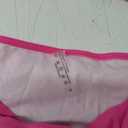 Sexy Ribbed Bikini Set 2 Piece Womens High Waisted V-Cut Cheeky High Leg Tummy Control Longline Swimsuit (Small, Rose)