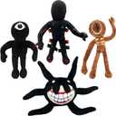 Doors Plush Set of 4 - 2022 Newest Monster Horror Game Stuffed Figure Doll for Children and Adults, Great Choice for Halloween Christmas Birthday Gifts