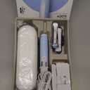 Oral-B iO Deep Clean Rechargeable Electric Powered Toothbrush, Icy Blue with iO Series 3 Limited, 2 Brush Heads and Travel Case - Pressure Sensor to Protect Gums - 3 Cleaning Settings - 2 Minute Timer (1 Count (Pack of 1))