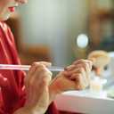 NOLITOY Manicure Pen Set 6Pcs Double-Headed Nail Art Pens for Precise Dotting Drawing and Gel Polish Detailing in Salon and Home Use