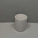 Seyatoo Kitchen Utensil Holder for Countertop, 7.1" + 5.3" Ceramic Cooking Utensil Holder Set of 1, Large Utensil Crocks, Morden Kitchen Tool Tolder for Spatula, Arctic White