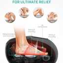 Nekteck Foot Massager Machine with Heat, Shiatsu Feet Massage for Plantar Fasciitis & Neuropathy, HSA Eligible Massage Tools, 360 Air Compression & Deep Kneading Therapy, Relaxing Gifts for Mom Dad