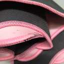 Scalloped Desk Mat Large Scalloped Piping Cute Desk Mat Aesthetic Preppy Table Pad Large Nonslip Pad with Edge Stitching Waterproof Gaming(Pink,31.5 x 15.75 Inches)