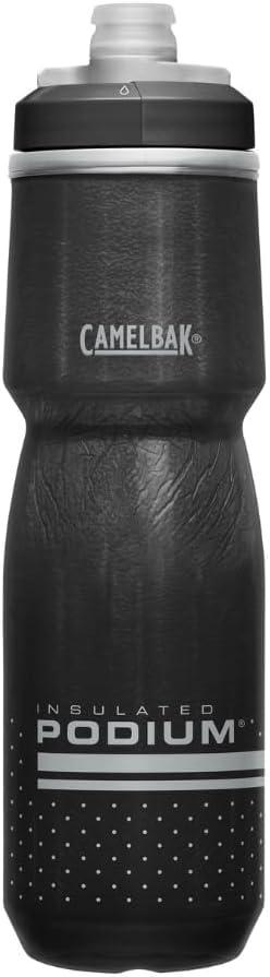 CamelBak Podium Chill Bike Insulated Squeeze Water Bottle Black, 24oz CamelBak Podium Chill Bike Insulated Squeeze Water Bottle Black, 24oz