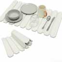 Diatomaceous Earth Stone Drying Mat 24”×16" - Ultra Fast Absorbent Kitchen & Bath Mat, Foldable Non-Slip Design for Dishes, Pets & Plants